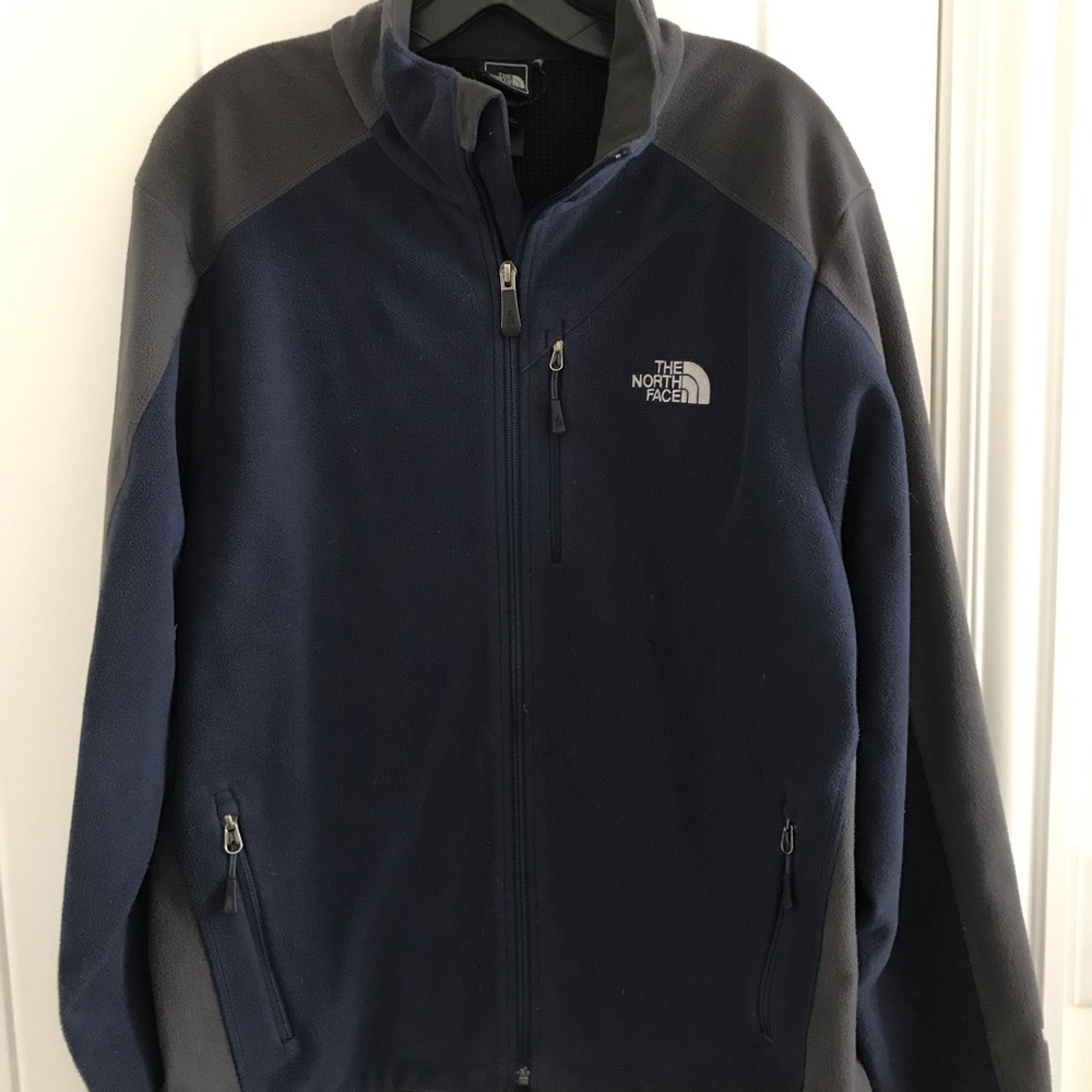 NorthFace two tone tech fleece jacket